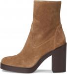 Ботинки Stuart Weitzman Bethenny 80 Zip Bootie, хаки - фото 4