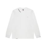 Футболка с длинным рукавом A Bathing APE с логотипом Aape, белый - фото