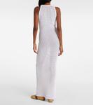 Платье макси крючком Alaïa, Blanc - фото 3