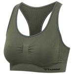 Спортивный топ Hummel Shaping, зеленый - фото 3