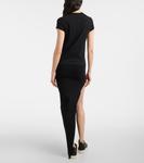 Футболка из хлопкового джерси Rick Owens, черный - фото 3