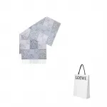 Шарф унисекс Loewe, голубой - фото 4