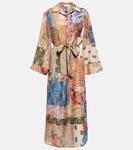 Платье миди Devi с принтом ZIMMERMANN, разноцветный - фото