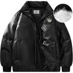 Пуховик унисекс Crayon Shinchan, черный [Авиаторская версия] - фото