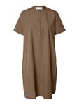 Платье SELECTED SLFBLAIR, коричневый - фото