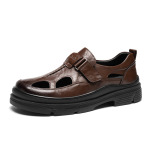 Кроссовки мужские Lifestyle Shoes Men Low-Top G.N.Shijia, коричневый - фото 7