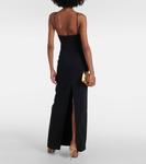 Платье с кружевной отделкой David Koma, черный - фото 3