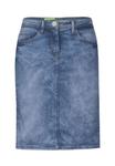 Юбка Cecil MIT SCHLITZDETAIL, Blau/Blue Denim - фото 4