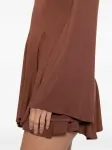 Платье мини Bell с расклешенными рукавами Axel 113, коричневый - фото 5