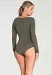 Боди Figl, оливковый - фото