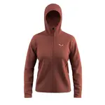 Флис Salewa Puez Rocca Polarlite full zip, красный - фото