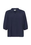Блуза Kaffe Curve Blouse, Midnight Marine/Dark Blue - фото 5