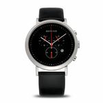 BERING Серебряные аналоговые часы - фото