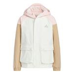 Детская куртка Adidas, белый/розовый - фото