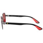 Солнцезащитные очки rb3794m scuderia ferrari collection полированные, цвета оружейного металла, хромированные, фиолетовые, серебристые, полярные - 54 Ray Ban - фото 3