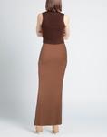 Юбка макси Gai Mattiolo, коричневый - фото 3
