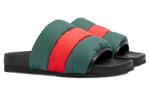 Шлепанцы женские Gucci Web Slide, черный - фото 4