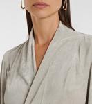 Платье макси с запахом Rick Owens, Pearl - фото 4