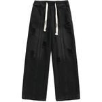 Джинсы унисекс JCUI, Черный - фото 3