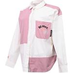 Футболка женская Converse бело-розовая - фото