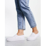 Белые слипоны в горошек ASOS DESIGN Wide Fit - фото 2