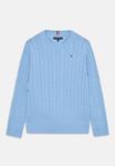 Джемпер Tommy Hilfiger CABLE SWEATER, Cloudy Blue/Light Blue - фото