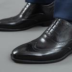 Мужские туфли черные низкие 1M8 - фото 5