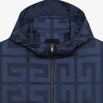 Ветровка Givenchy с принтом 4G, синяя - фото 5