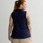 Поло без рукавов Plus size Tek Gear, Multi Alpine Flora - фото 2