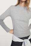Топ Massimo Dutti LONG SLEEVE, Grey - фото 3