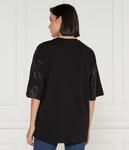 Футболка Elisabetta Franchi Oversize fit, черный - фото 3