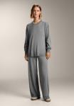 Джемпер OYSHO ROUND NECK KNIT 10% CASHMERE, Light Grey - фото 2