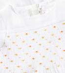 Платье из хлопка дюшес Bonpoint, Blanc Naturel - фото 3