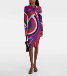 Мини-платье из джерси с принтом Pucci, Multicolor - фото 2