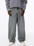 Мешковатые джинсы Pull&Bear, Grey Denim - фото 4