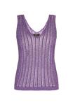 Вязаный топ Faina, лавандовый - фото