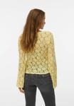 Блуза Vero Moda Blouse, French Vanilla/Yellow - фото 3
