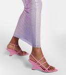 Кожаные сандалии Gia 26 Gia Borghini, розовый - фото 4