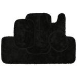 Коврик-гирлянда Prestige, набор для ванной из 5 предметов Garland Rug, черный - фото