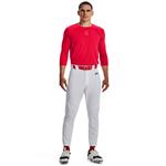 Брюки Under Armour Utility Baseball Pant Closed 22, белый/черный - фото 4
