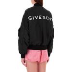 Куртка-бомбер Givenchy с логотипом на молнии, черная - фото 5