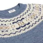 Свитер Triomphe Fair Isle Wool CELINE, светло-голубой - фото 8