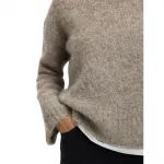 Свитер Selected Gabriella high neck, серый - фото 5