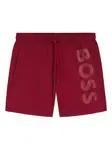 Плавки-шорты с логотипом BOSS, красный - фото
