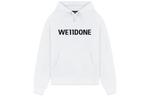 Худи с принтом логотипа и шнурком WE11DONE, белый - фото 3