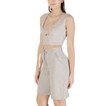 Бежевый топ из вискозы Only - фото 4