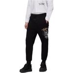 Трикотажные спортивные штаны мужские черные Evisu, черный - фото 3