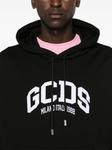 GCDS худи Lounge Logo 1988, черный - фото 6