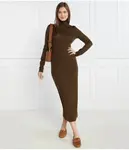 Шерстяное платье Polo Ralph Lauren, коричневый - фото 2