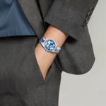 Унисекс синие часы 34 мм GE263 SWATCH - фото 3